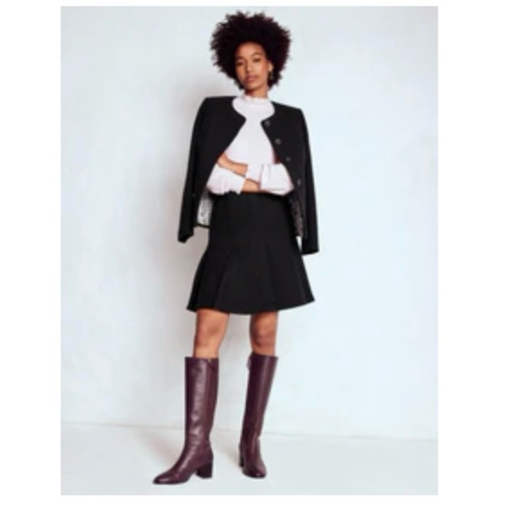 Boden Flippy Textured Skirt